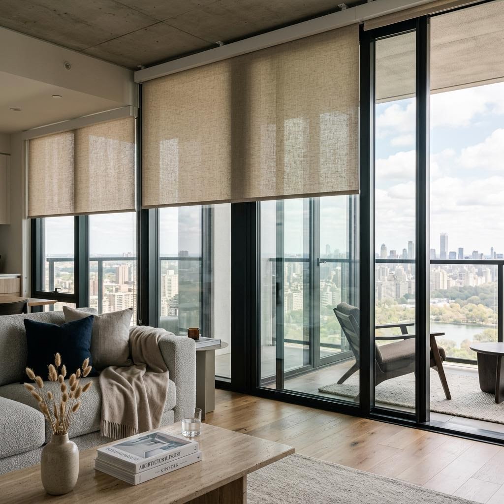 Blinds & Shading — Home Office by Zorinia Design